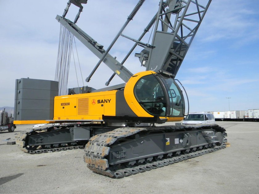Гусеничный кран sany sc850a