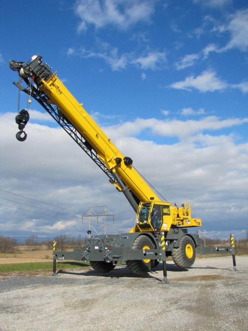 Кран Grove rt550e