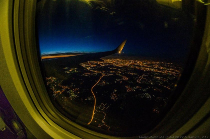 Вид из самолета