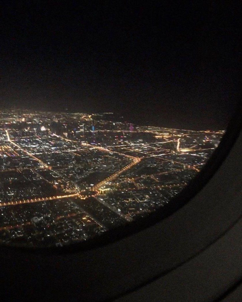 Вид из окна самолета
