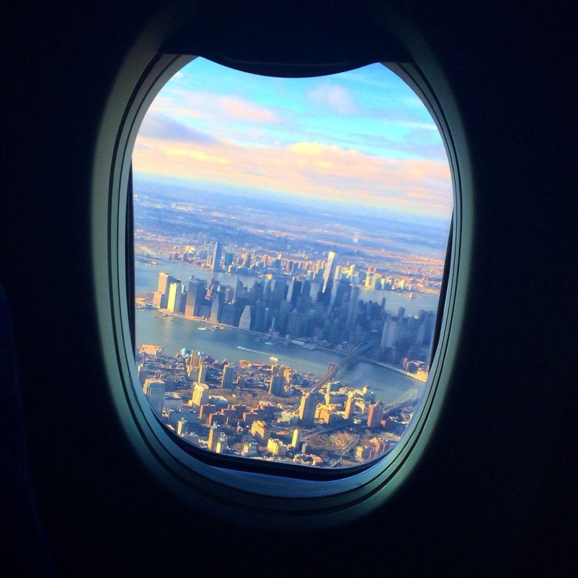 Лос Анджелес из иллюминатора