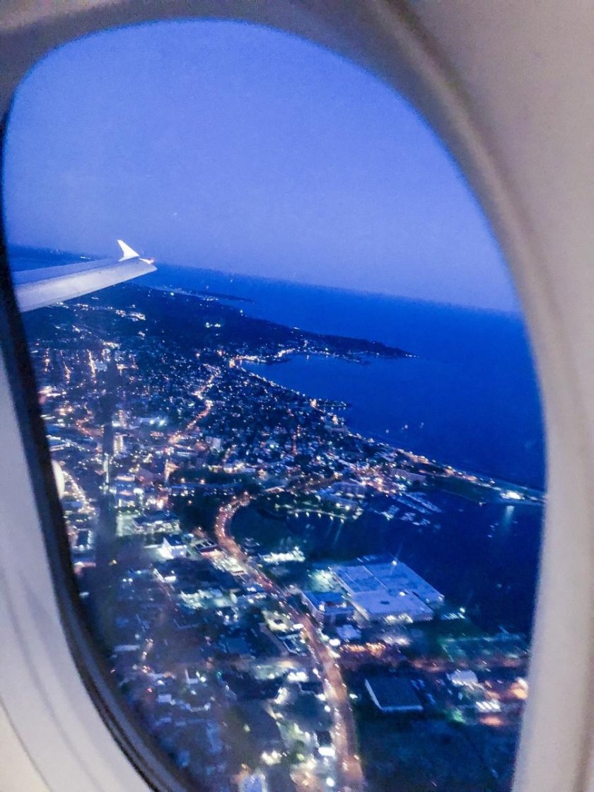 Вид из окна самолета