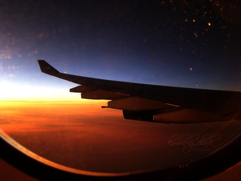 Вид из окна самолета