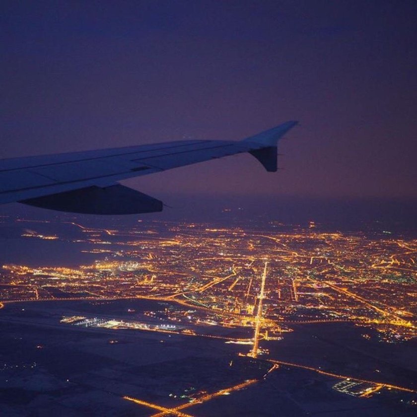 Вид из самолета