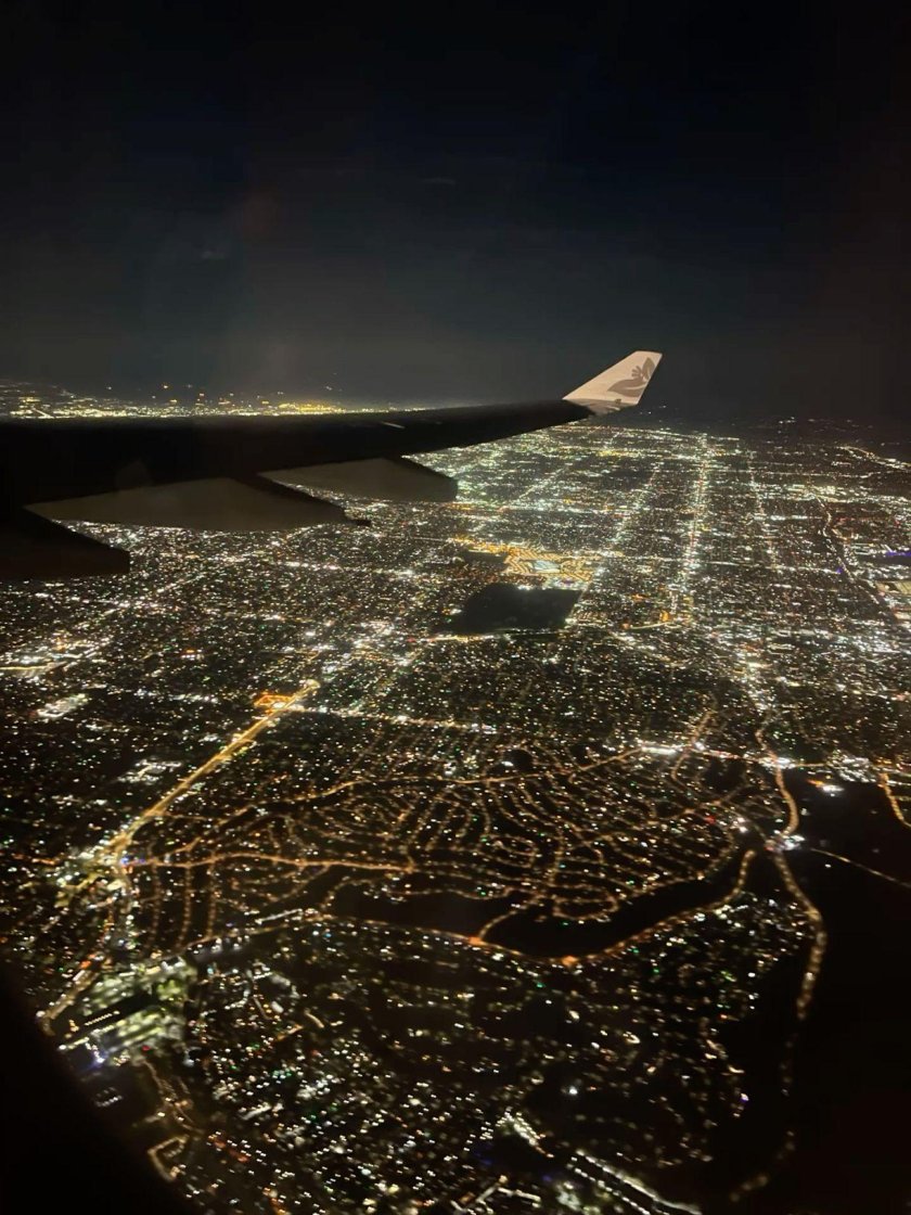 Вид из самолета