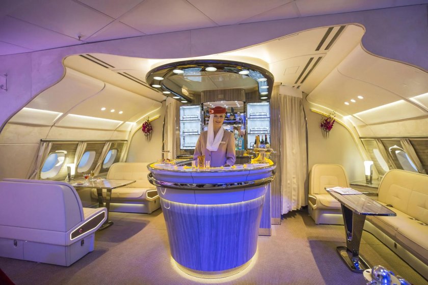 Аэробус двухэтажный Эмирейтс