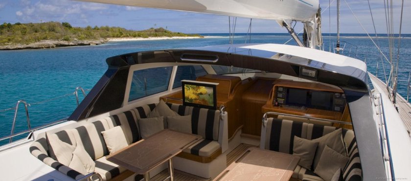 Кокпит яхты