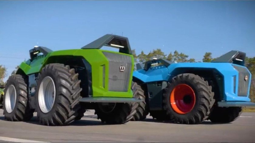 Беспилотный трактор Агробот