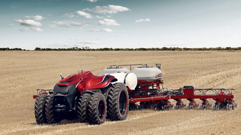 Автономный трактор Case IH