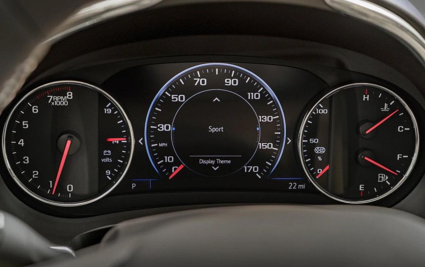 Chevrolet Malibu приборная панель