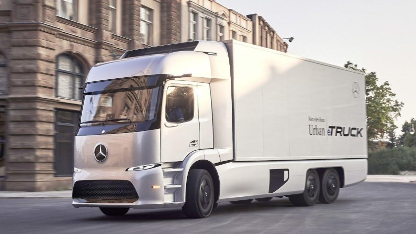 Электрогрузовик Мерседес
