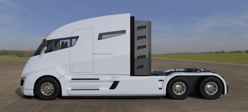 Грузовик tesla semi-truck