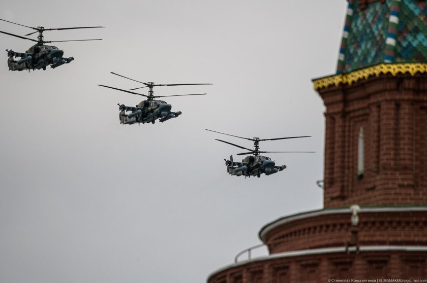 Вертолеты парад в Москве