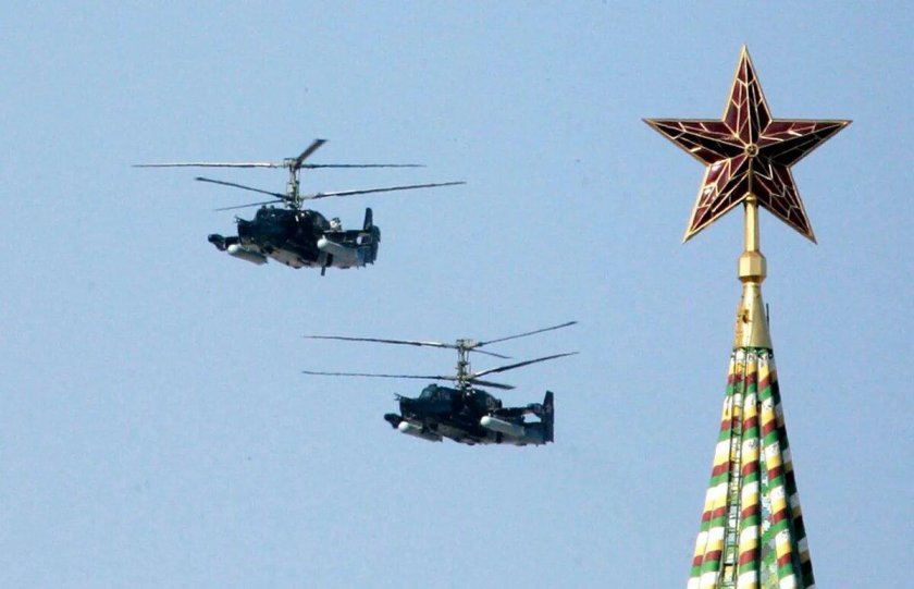 Ка-50 над Москвой