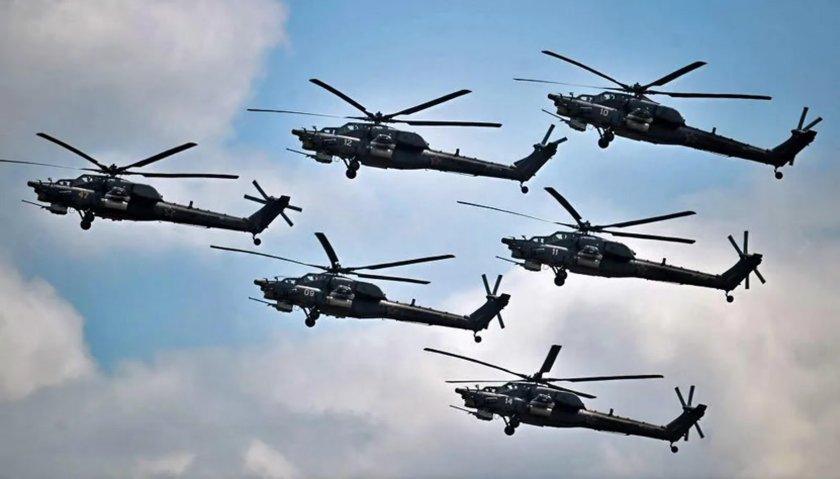 Ми-28 Пилотажной группы Беркуты