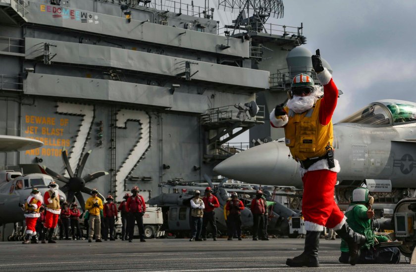 Палуба авианосца