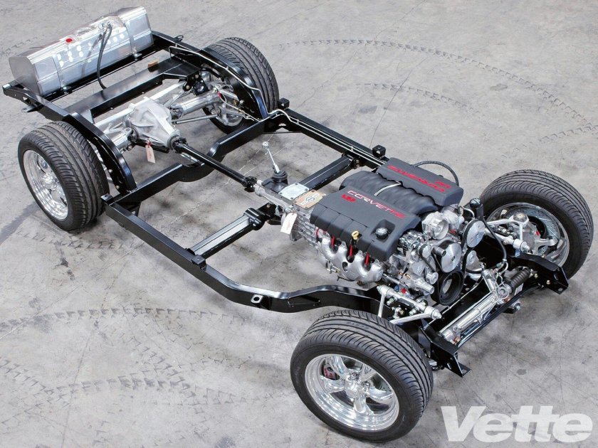 Вильчато хребтовая рама