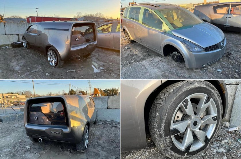 Концепт кары на свалке