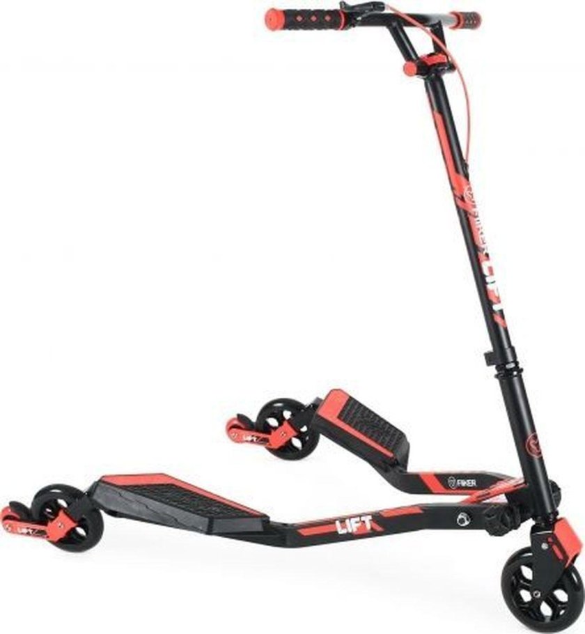 Инерционный самокат взрослый трехколесный