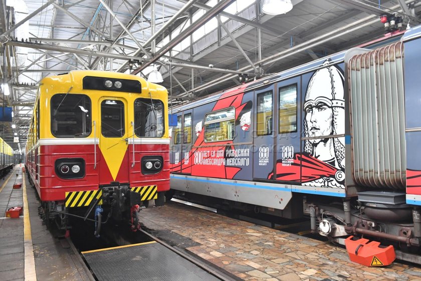 Тематический поезд 800 летия Александра Невского