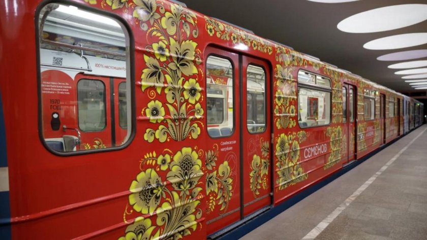 Посуда расписанная под хохлому