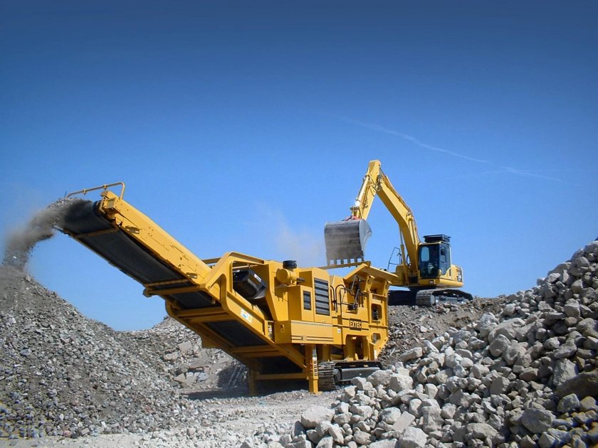 Мобильная дробилка для щебня Сандвик