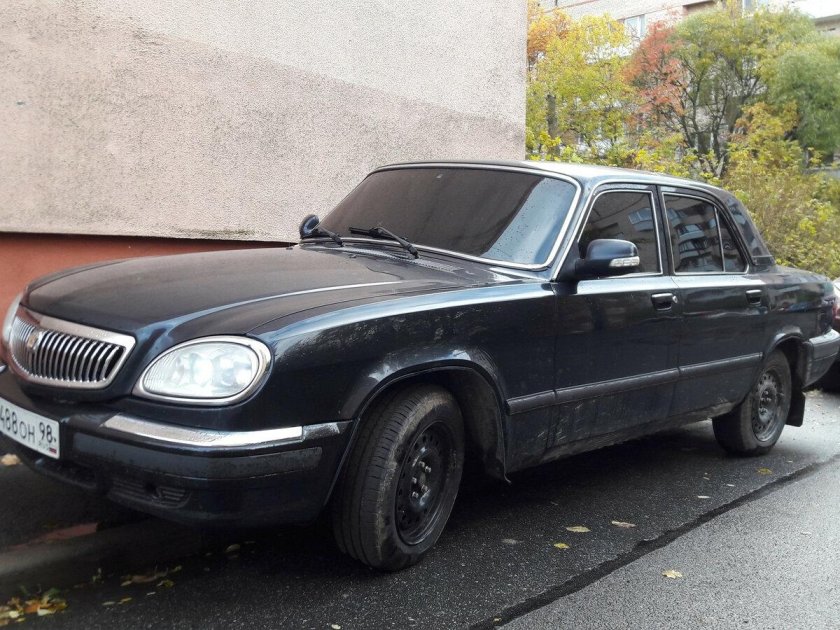 Волга ГАЗ 31105 чёрная