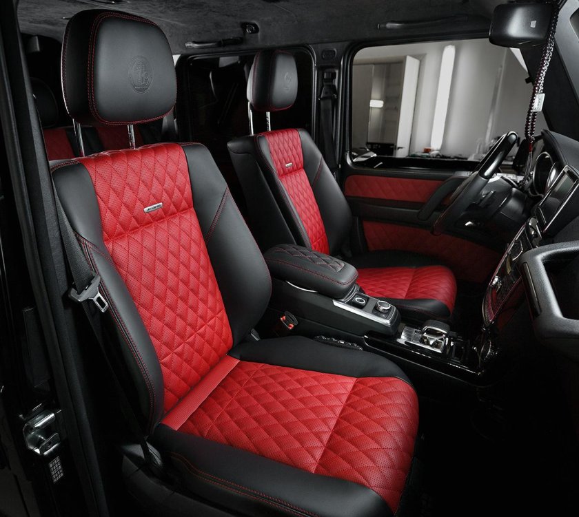G63 AMG красный салон