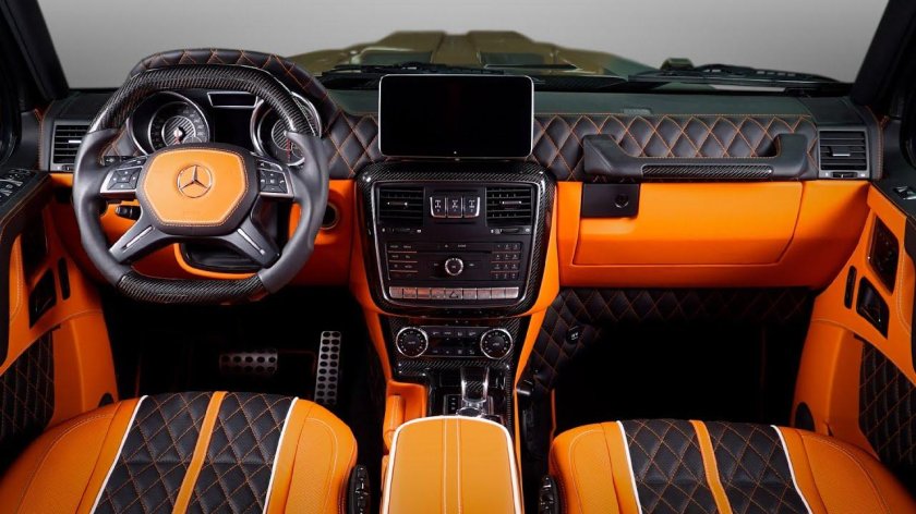Гелик Брабус с оранжевым салоном