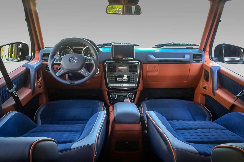 Гелик Брабус с оранжевым салоном