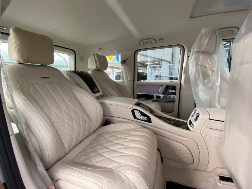 G63 AMG белый салон