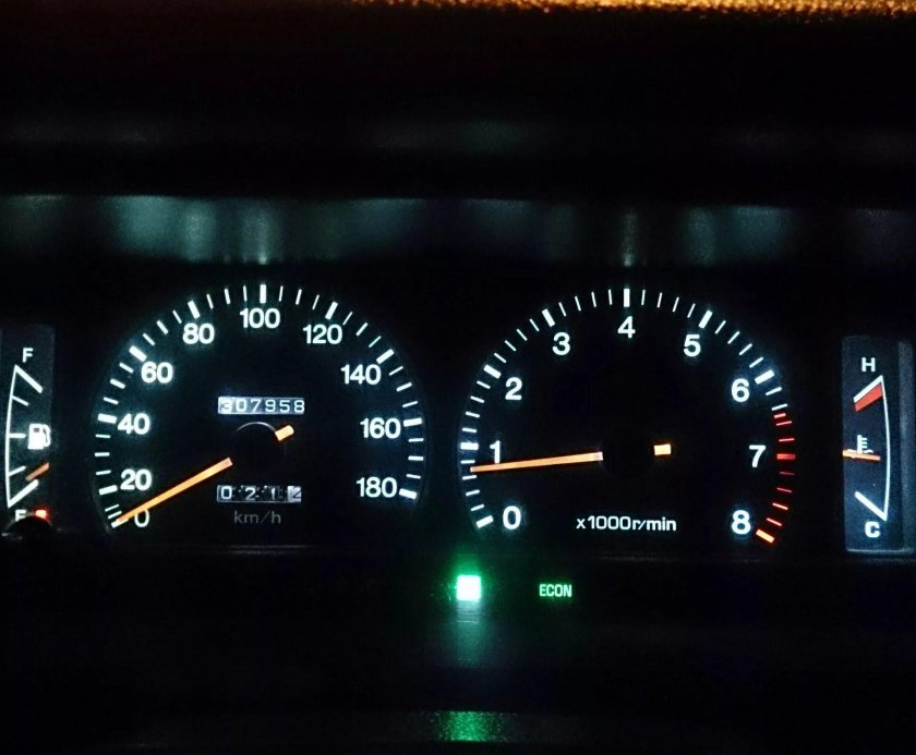 Приборная панель Toyota Crown s170