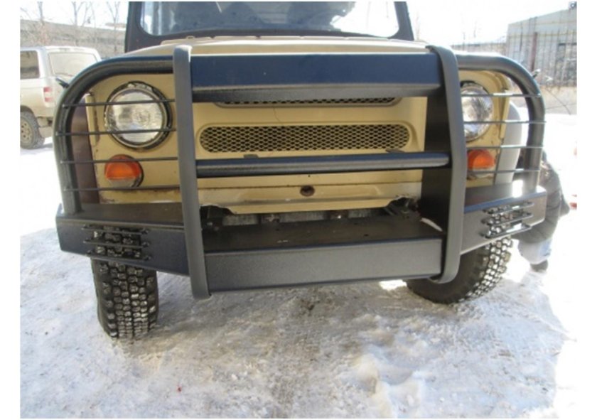 Бампер УАЗ 469 передний силовой под лебедку