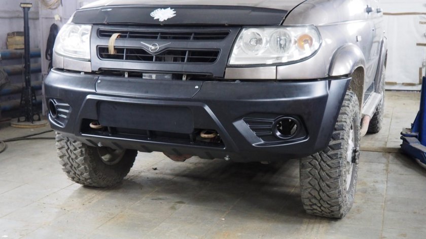 Бампер передний УАЗ Патриот 2012