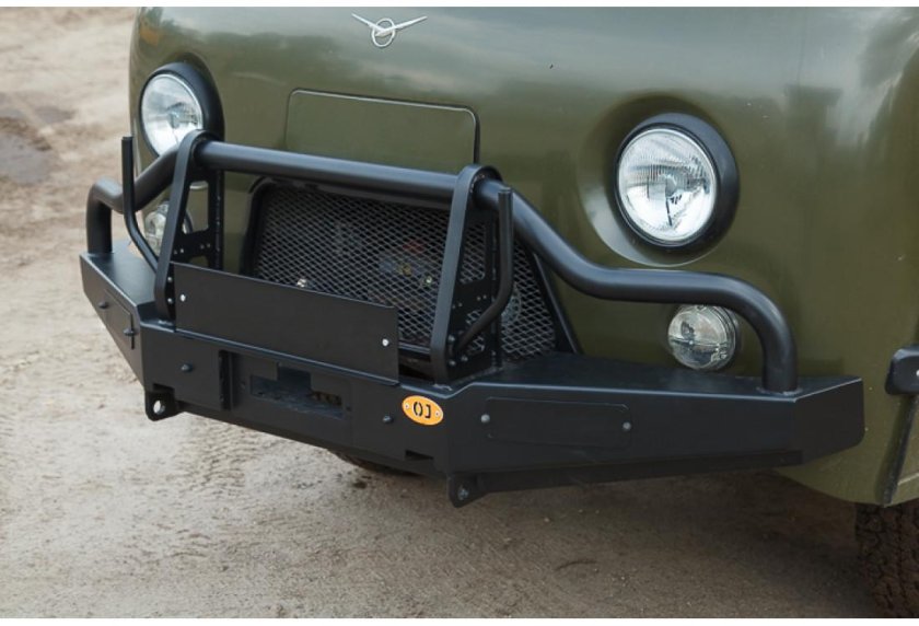 Силовой бампер на УАЗ Буханка