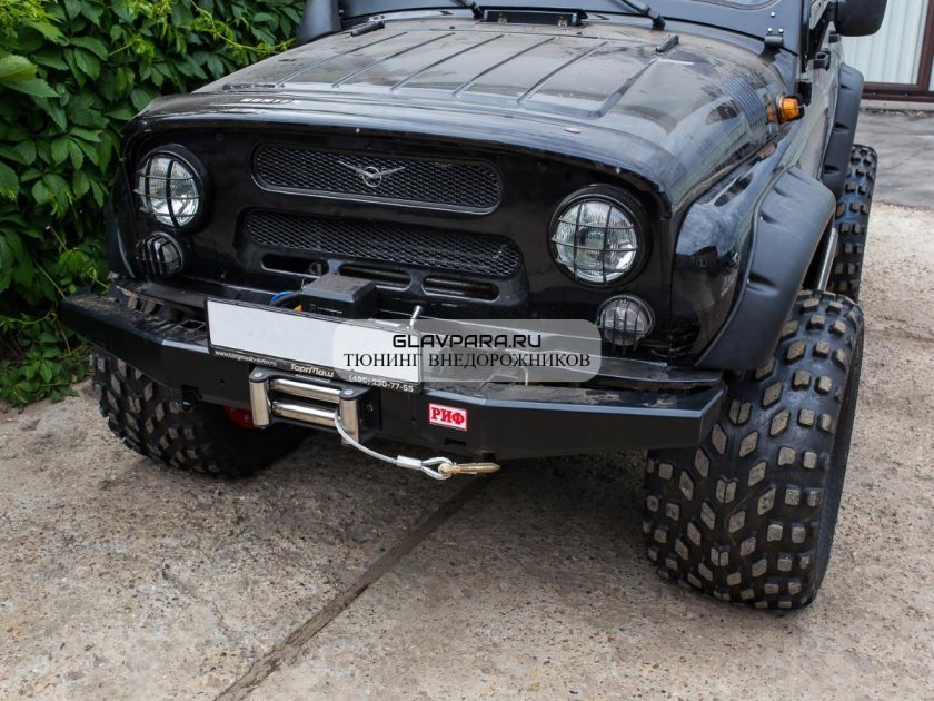 Бампер риф на УАЗ 469