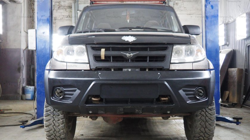 Бампер передний УАЗ Патриот 2012