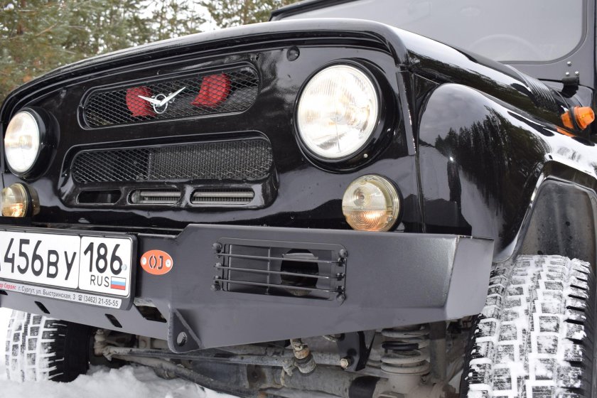 Бампер OJ на УАЗ Хантер