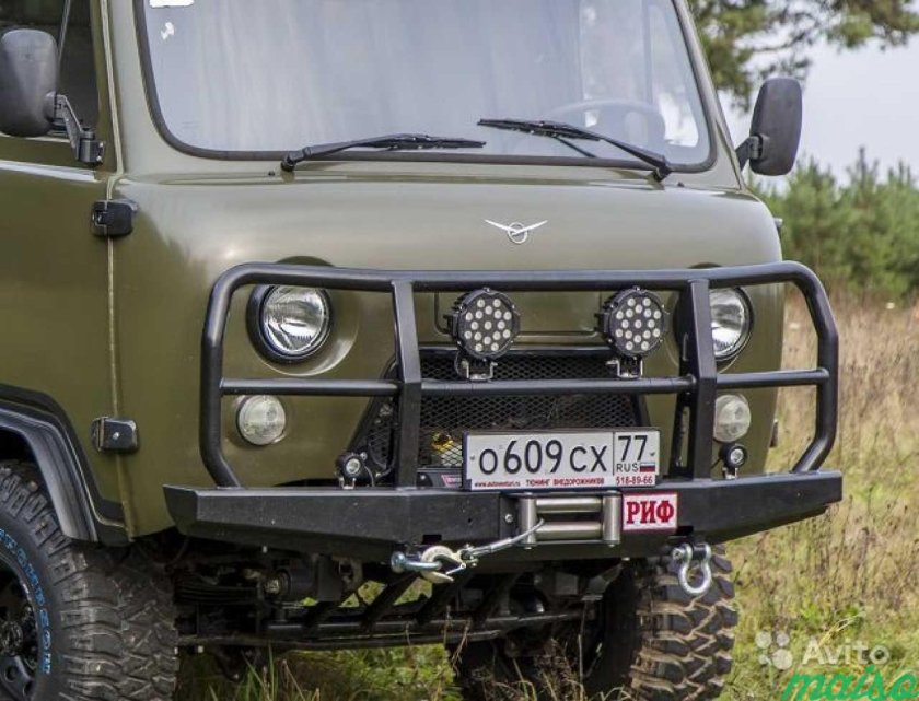 Силовой бампер риф на ВАЗ Буханка
