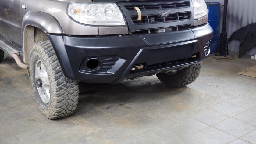 Бампер передний УАЗ Патриот 2014