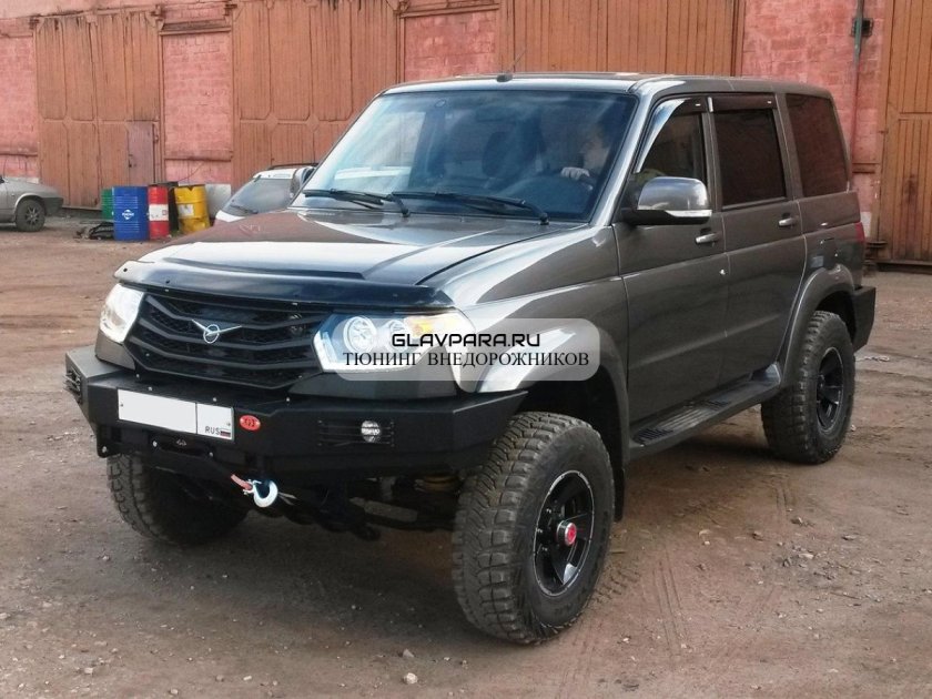 Силовой бампер OJ на УАЗ Патриот