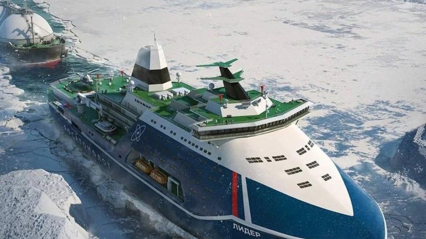 Атомный ледокол лидер
