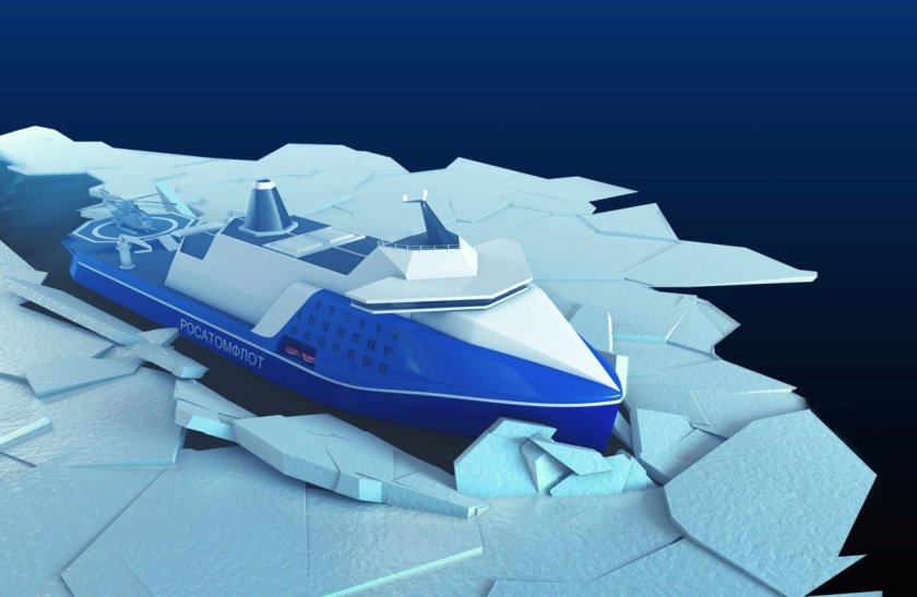 Атомный ледокол Лидер