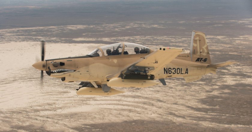 Штурмовик textron at-6e wolverine