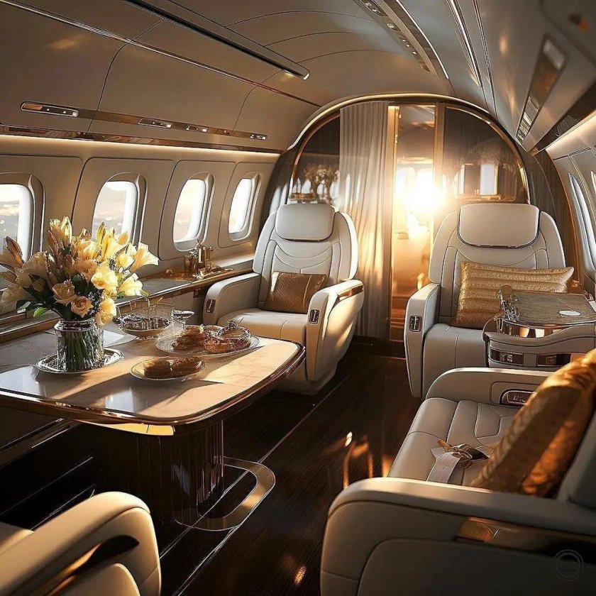 Салон частного самолета