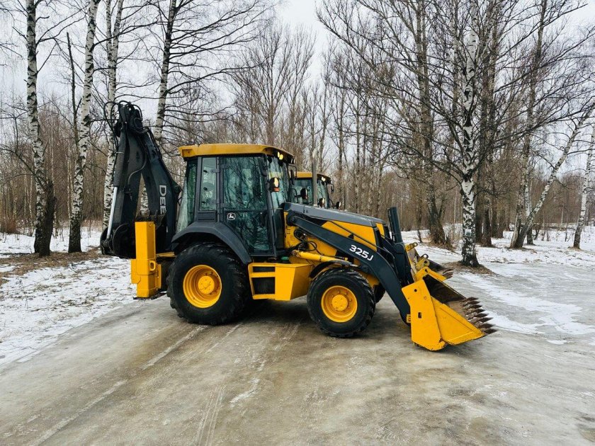 Джон дир экскаватор погрузчик