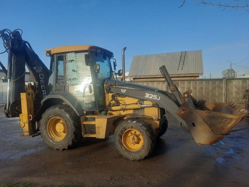 Экскаватор погрузчик 710 джон дир