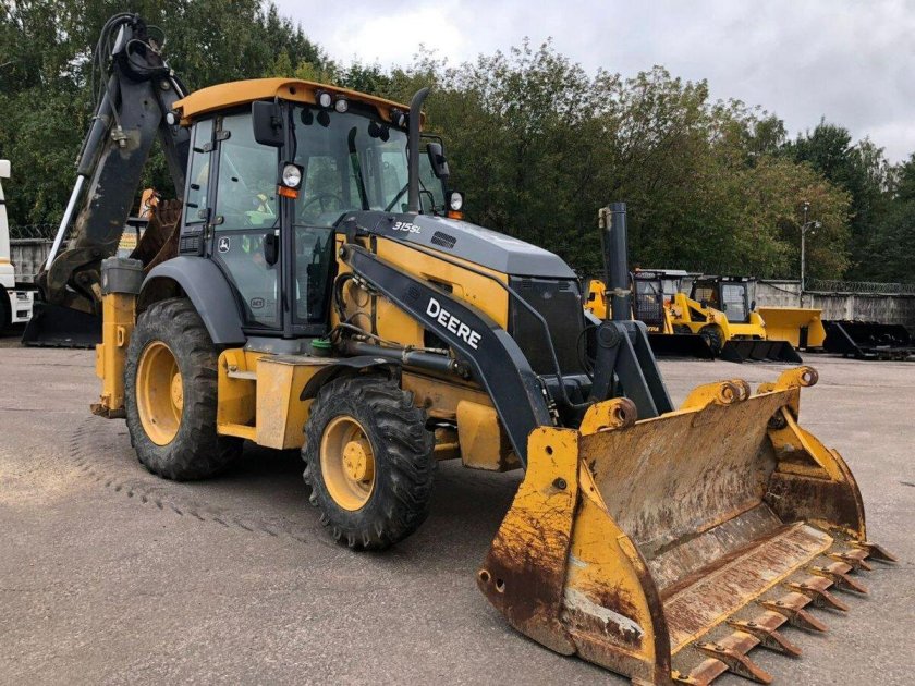 John Deere экскаватор погрузчик