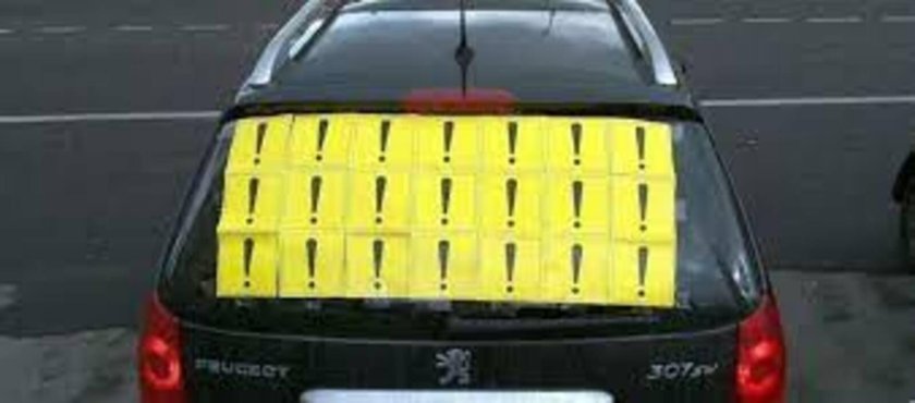 Знак начинающего водителя