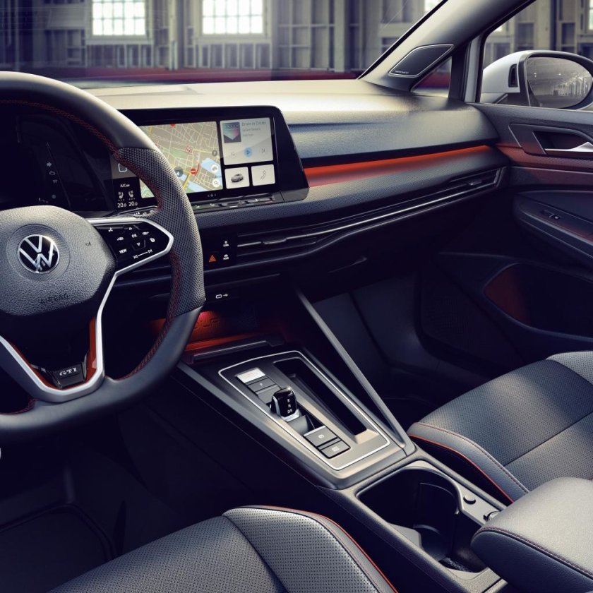 Volkswagen golf gti 2021 салон